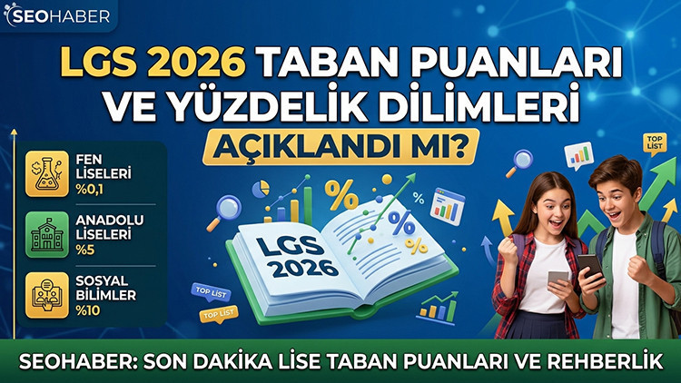 Lgs taban puanlari 2026 aciklandi mi meb lgs lise taban puanlari yuzdelik dilimler ve AbUk8EUc